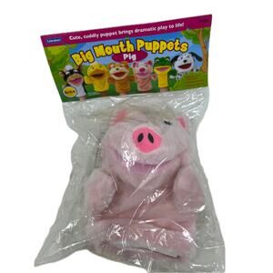 Lakeshore Big Mouth Pig Puppet NWT